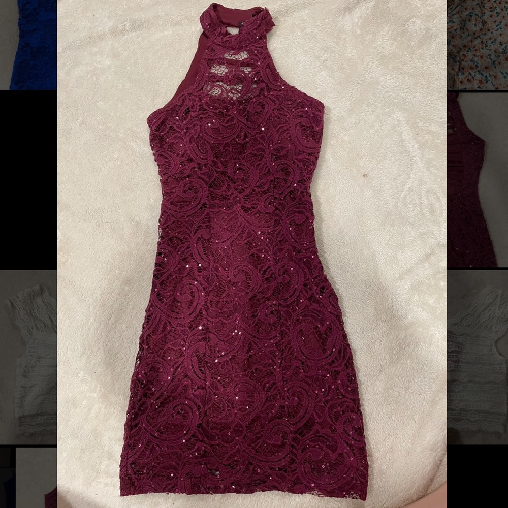 Semi formal mini dress